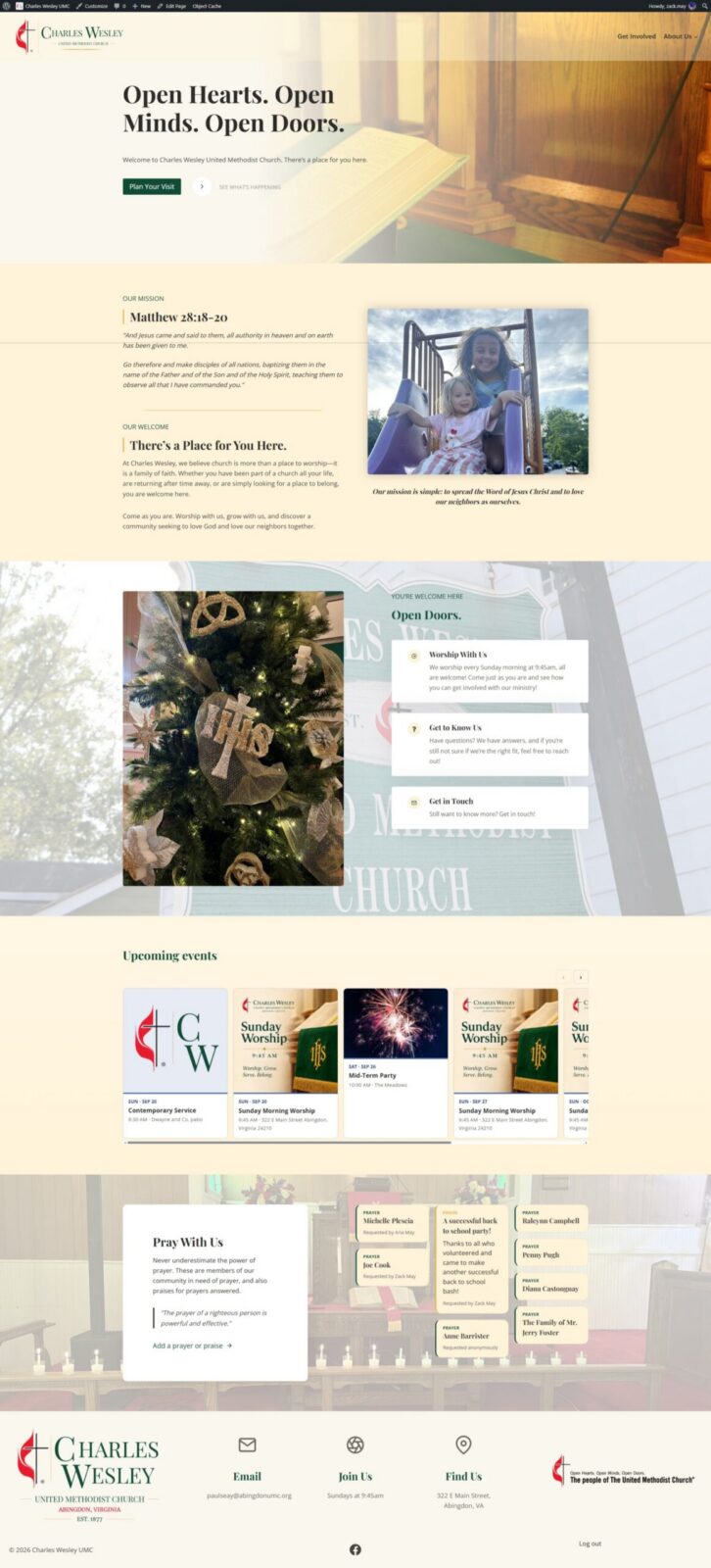 CWUMC Front Page